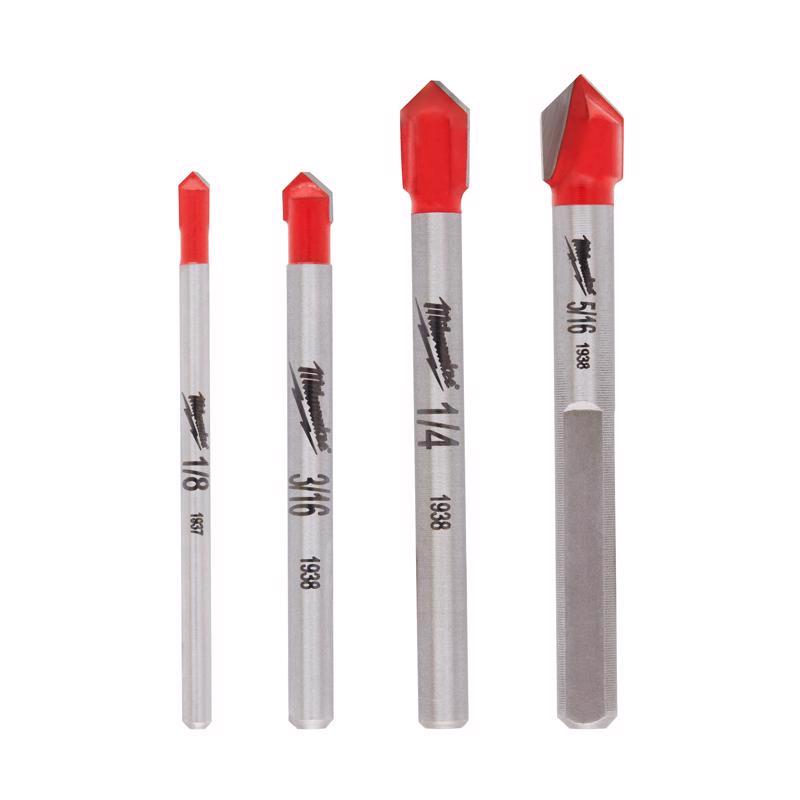 GLSS&TILE DRLL BT ST 4PK Online Hot Sale