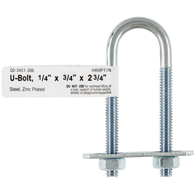 BOLT U 1/4″X3/4″X2.75″ on Sale