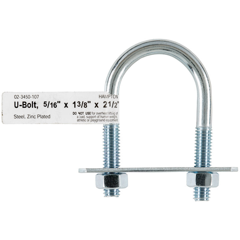 BOLT U 5/16″X1-3/8″X2.5″ Hot on Sale