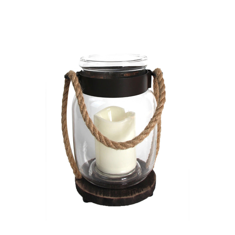 LANTERN HANG GLS/ROPE 9″ Supply