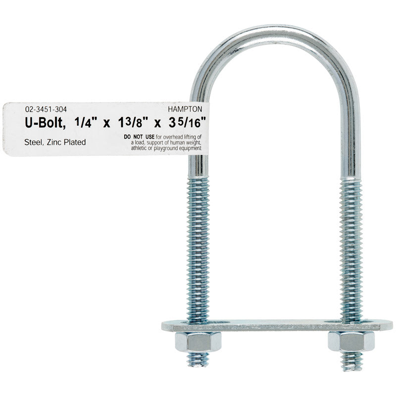 BOLT U 1/4″X1-3/8″X3.31″ Online Hot Sale