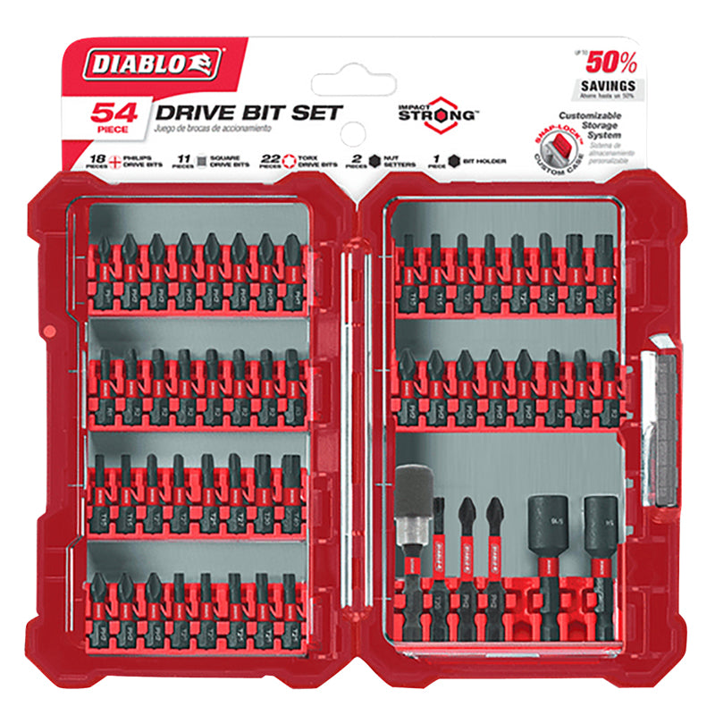 DRIVE BIT SET BO 54PC Hot on Sale