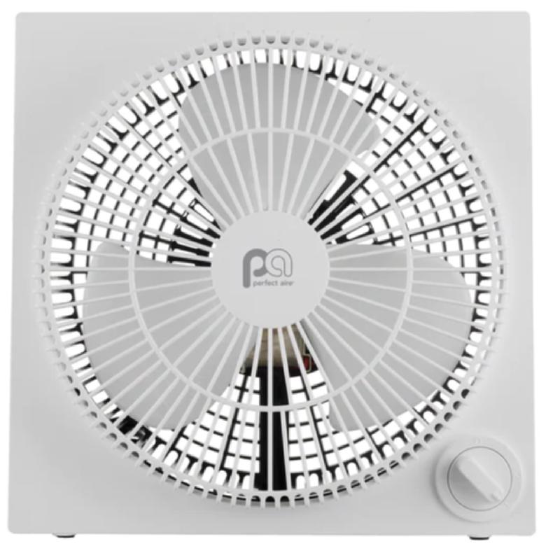 BOX FAN ELECTRIC WHT 9″H Online
