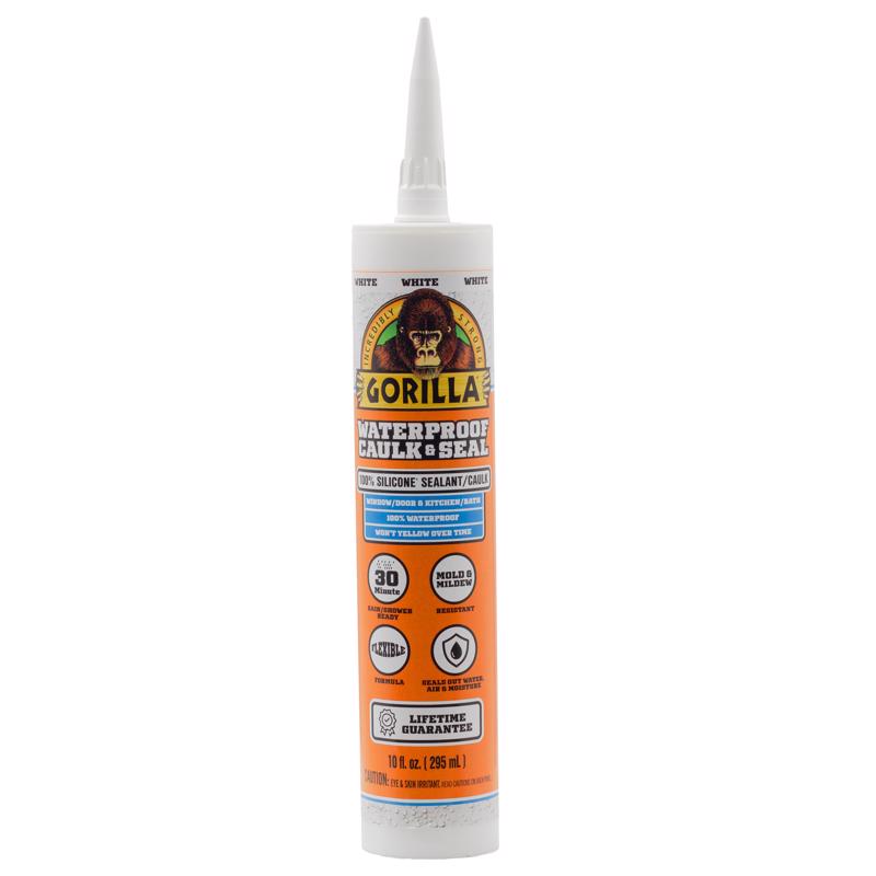 GORILLA CAULK WHT 10OZ Hot on Sale