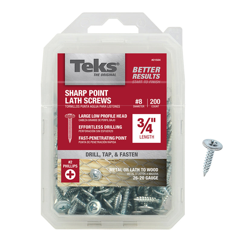 LATH SCRW #8X3/4″ 200PK Supply
