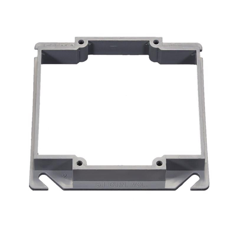 BOX COVR PVC 2G 1/2″RISE Online now