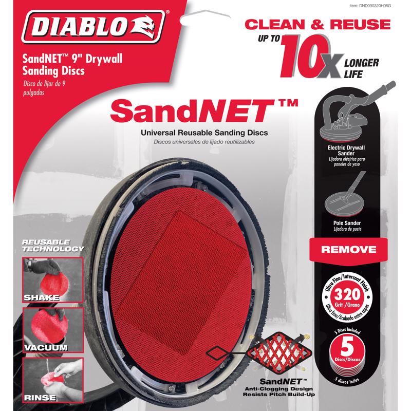 DRY SAND PAD 320G 9″ 5PK on Sale