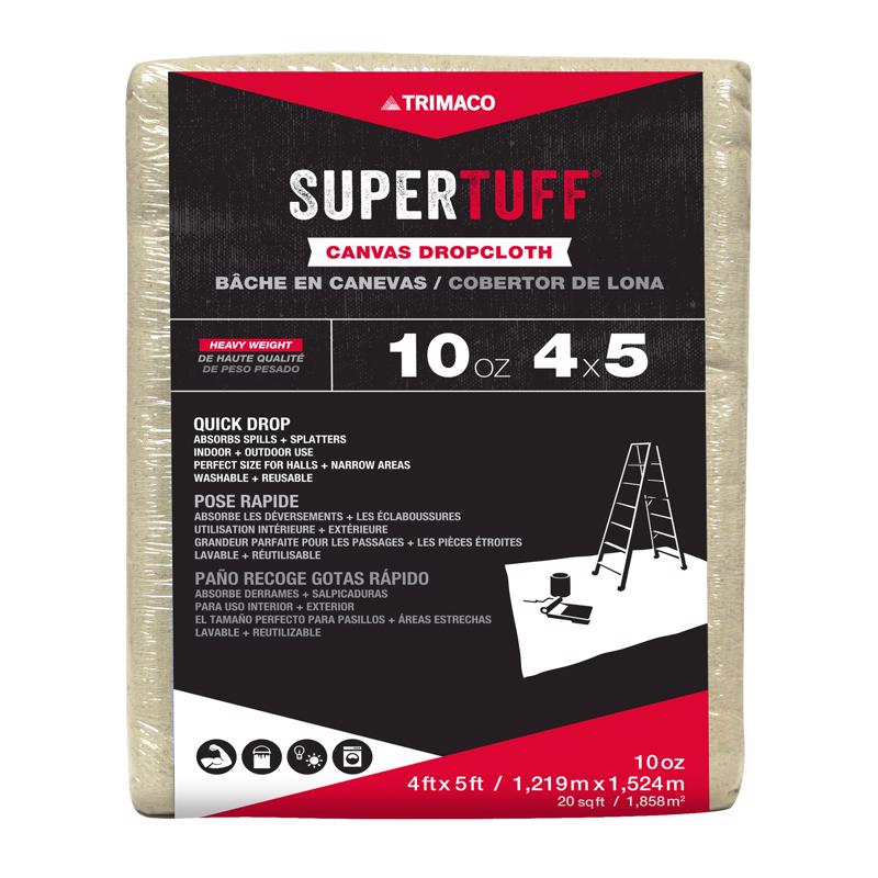 DROPCLTH CNVS 4’X5′ 10OZ Online Hot Sale