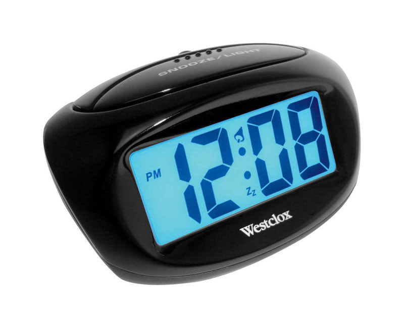 LCD ALARM CLOCK 1″ BLK on Sale