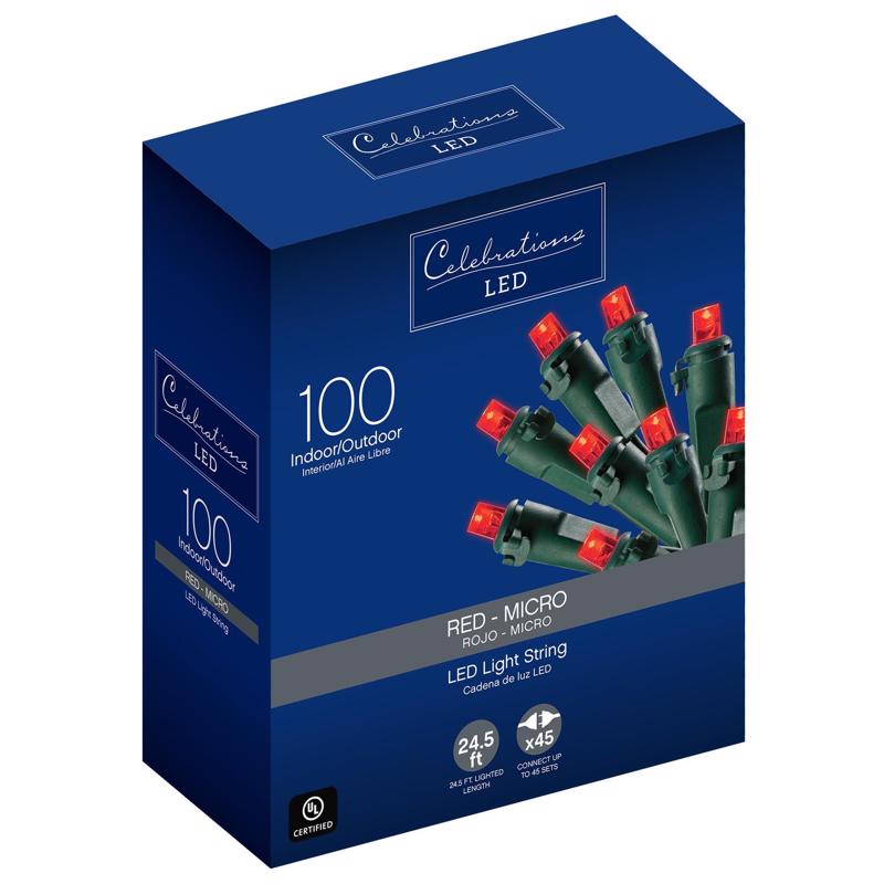 LED 5MM/MICRO RED 100CT Hot on Sale