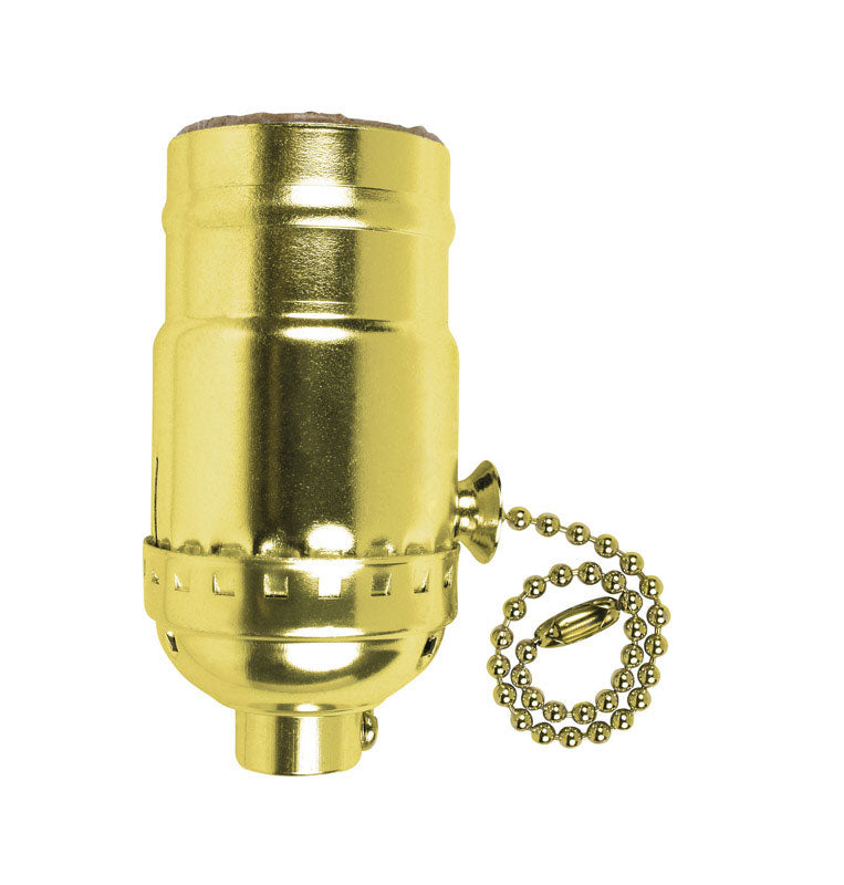 BRASS 3 WAY PULL SOCKET Online now