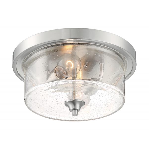 BRANSEL 2 LIGHT FLUSH MOUNT Discount