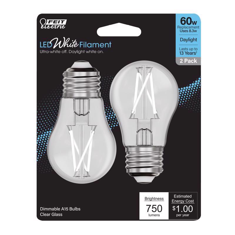 LED A15 E26 60W DL 2PK Hot on Sale