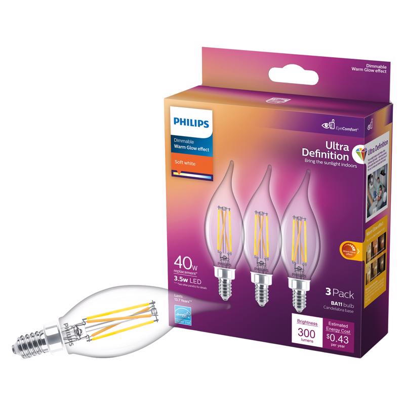 LED BA11 E12 SW 40W 3PK Sale