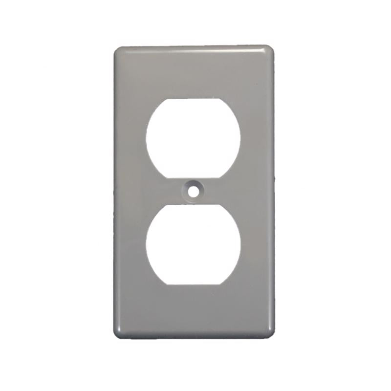 DUPLEX BOX CVR 1GANG GRY Online Hot Sale