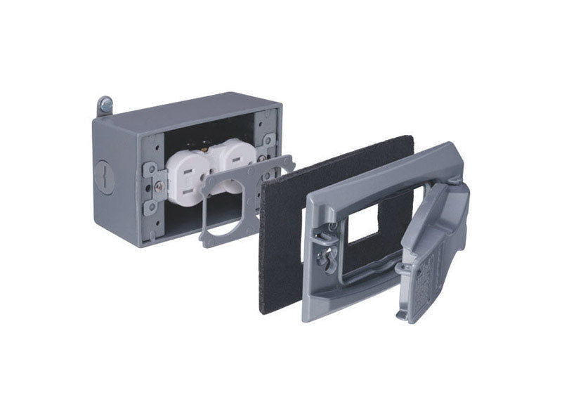 DUPLEX OUTLET KIT SILVR Online Hot Sale