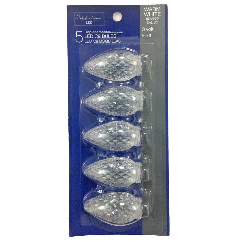 LED C9 BULB FCTED WW 5PK Sale