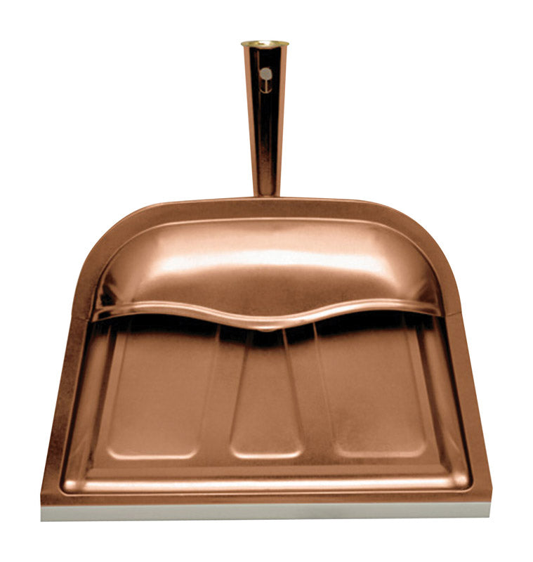 DUSTPAN W/HOOD COPPER on Sale