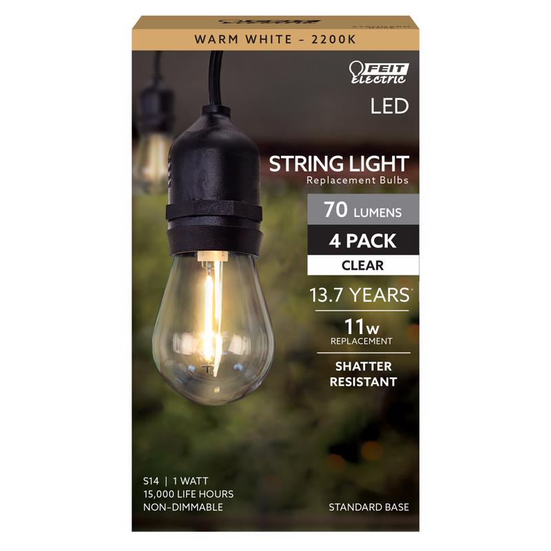 LED BULB S14 E26M 1W 4PK Supply