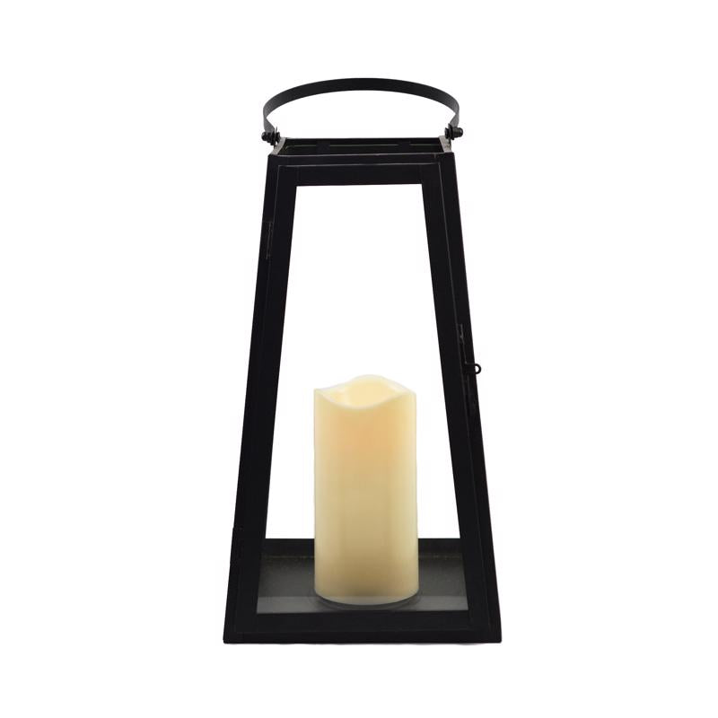 LED CNDL LNTRN BLK 13″ Fashion