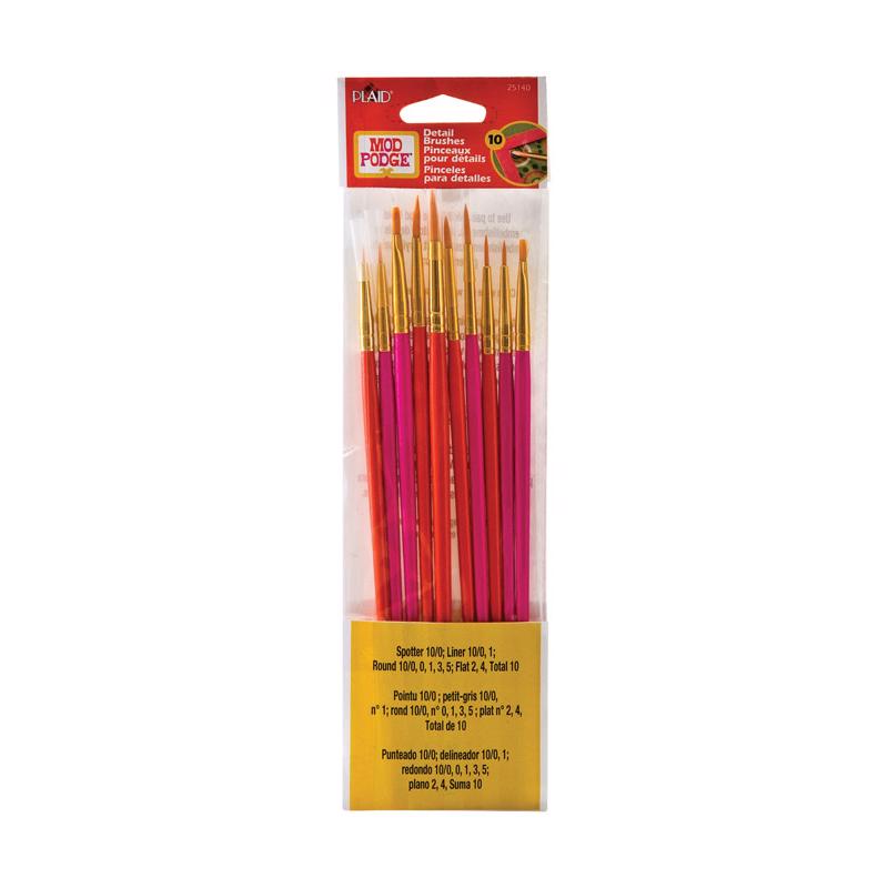 BRUSH SET ASST SIZES10PC Online