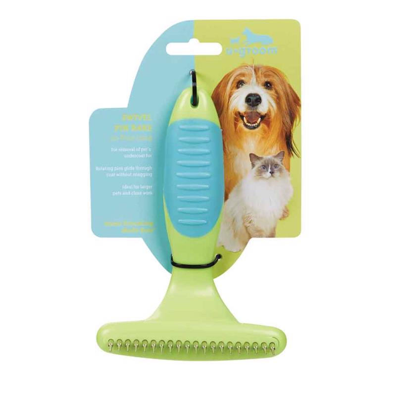 GROOMING RAKE BLK/YL 1PK Online Sale
