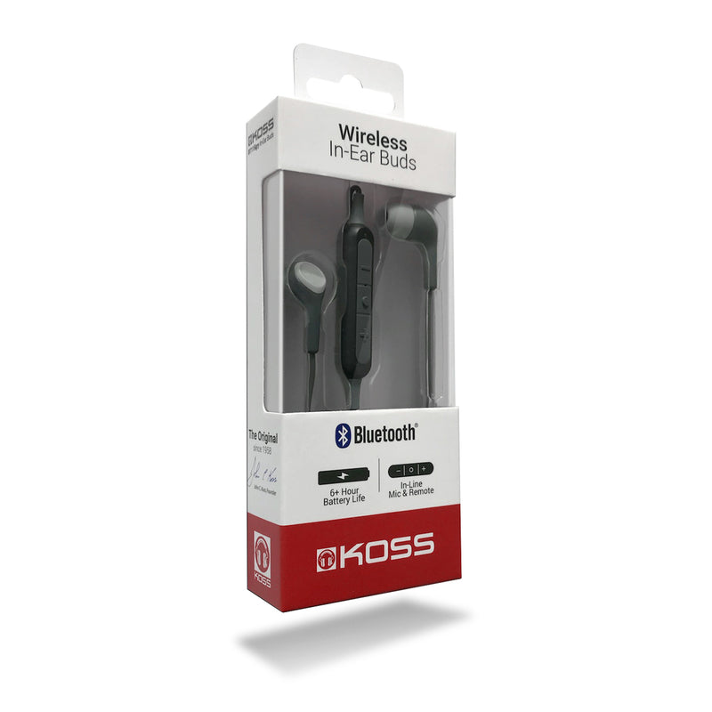 EARBUD W/MICPHNE GRY 1PK Hot on Sale