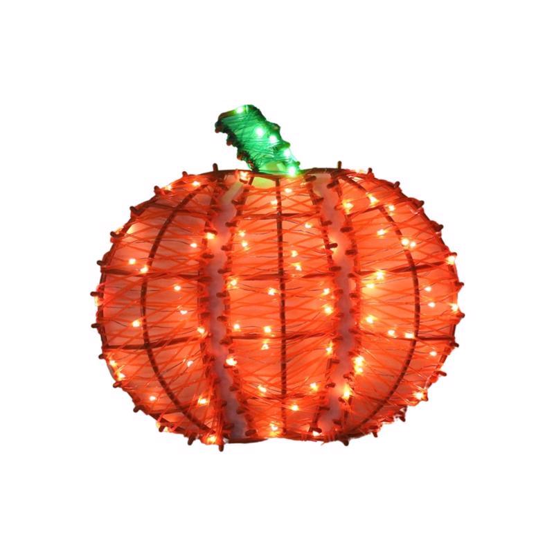 LED LIGHTD ORANGE PUMPKN Hot on Sale