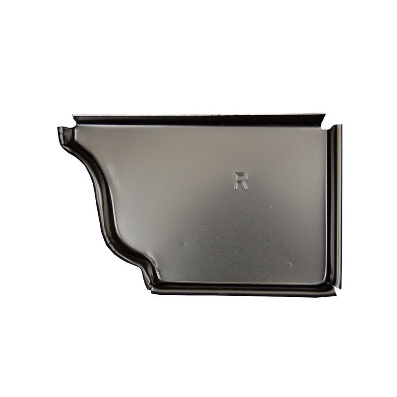 GUTR END CAP BLK RGT 5″ Sale