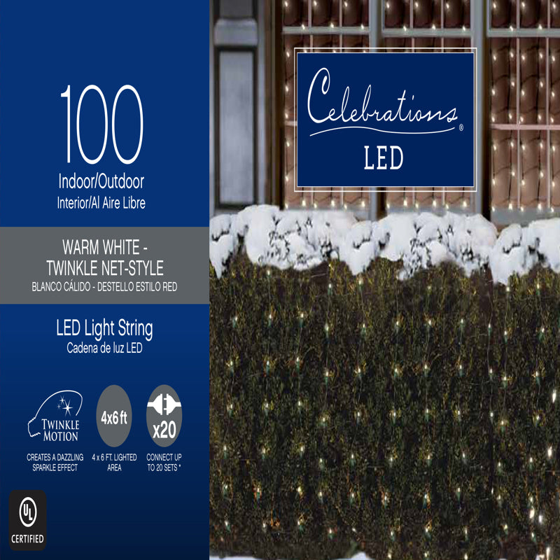 LED NET TWNK WW 100CT on Sale