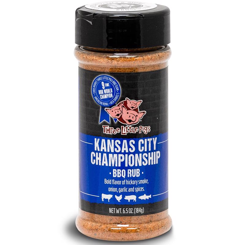 3LITTL PIGS BBQ RUB6.5OZ Fashion