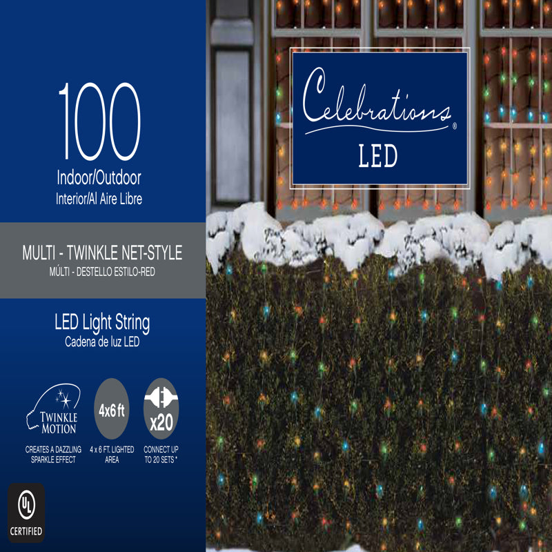 LED NET TWNK MLT 100CT Discount