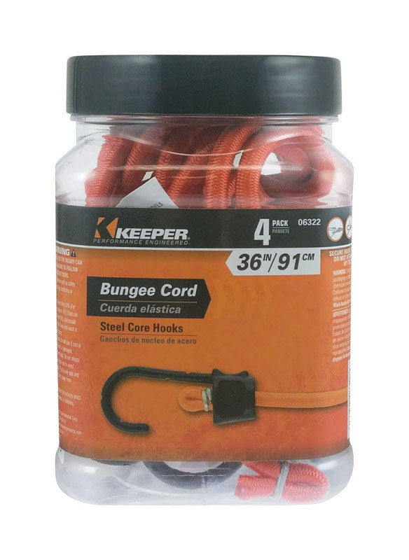 BUNGEE CORD ORG 36″ 4PK Online now