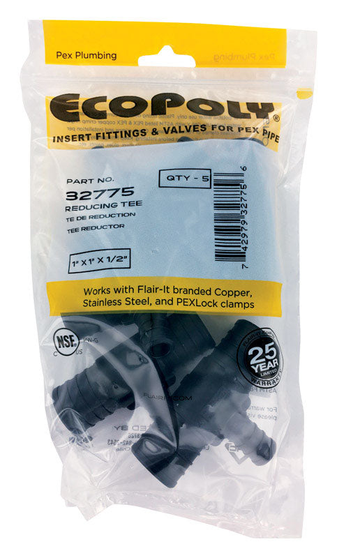 ECOPOLY TEE 1X1X1/2″ 5PK Fashion