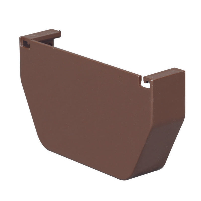 GUTTER END CAP BRWN Discount