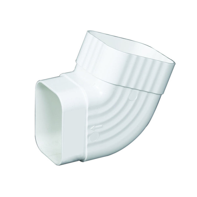 GUTTER ELBOW VNYL WHT B Hot on Sale