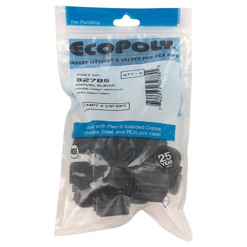 ECOPOLY SW ELBW 1/2″ 5PK Online Sale