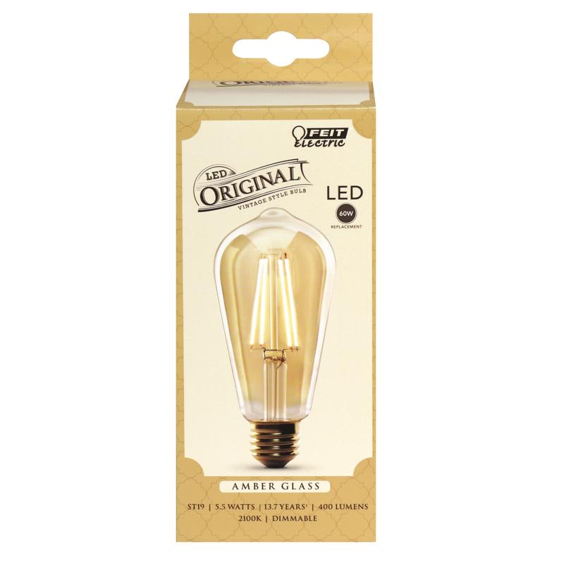 LED ST19 E26 AMB 60W DIM on Sale
