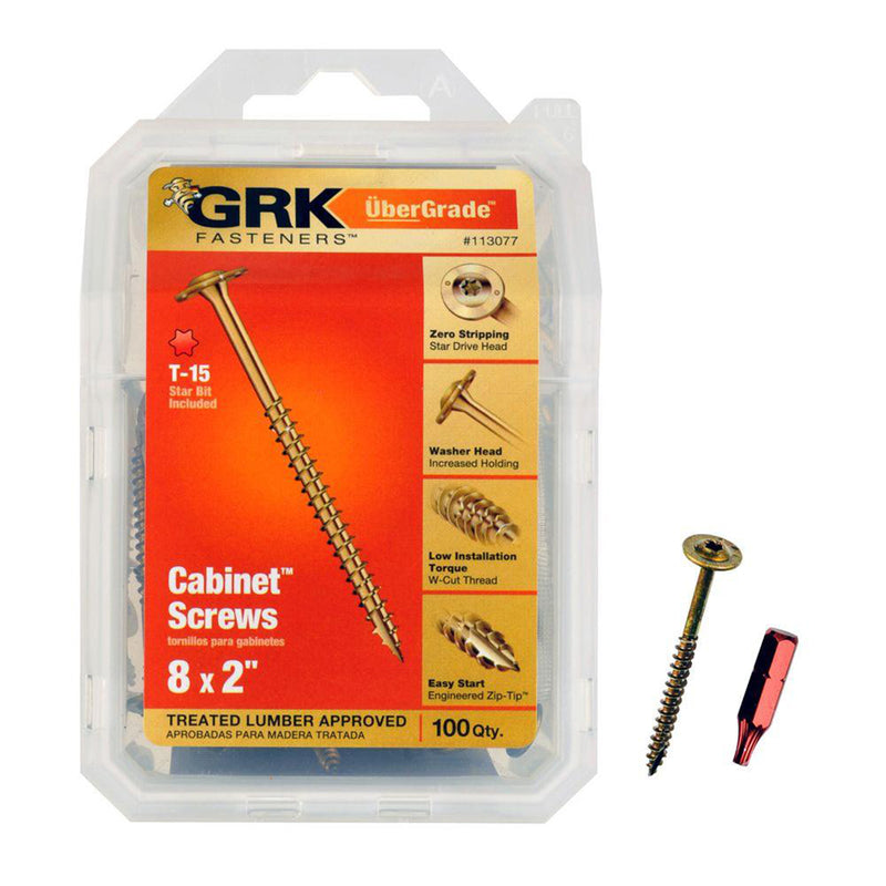 CAB SCREW #8X2″ 100PK Fashion