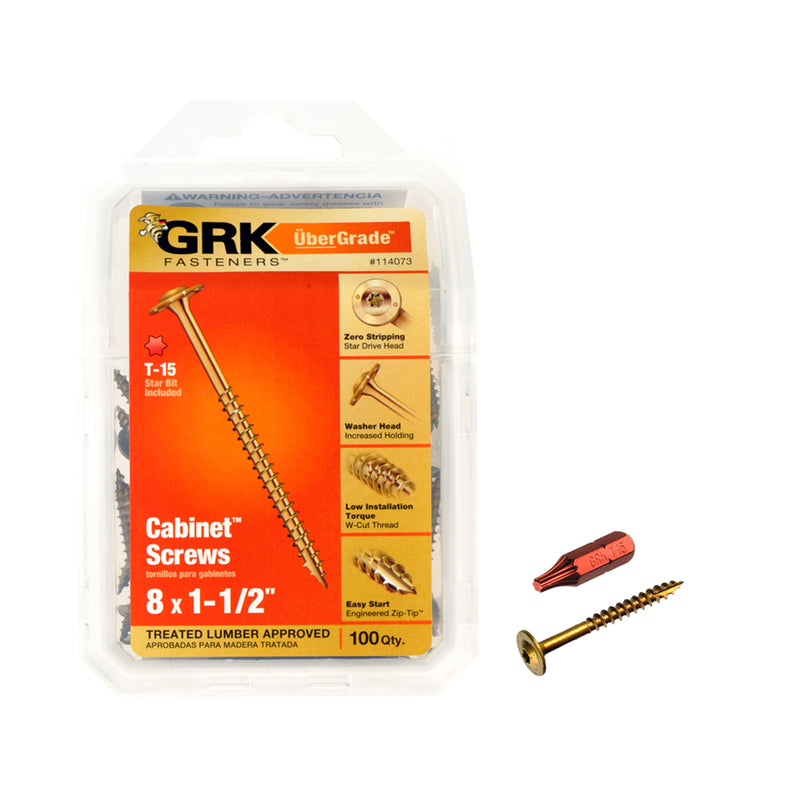 CAB SCREW #8X1.5″ 100PK Online now