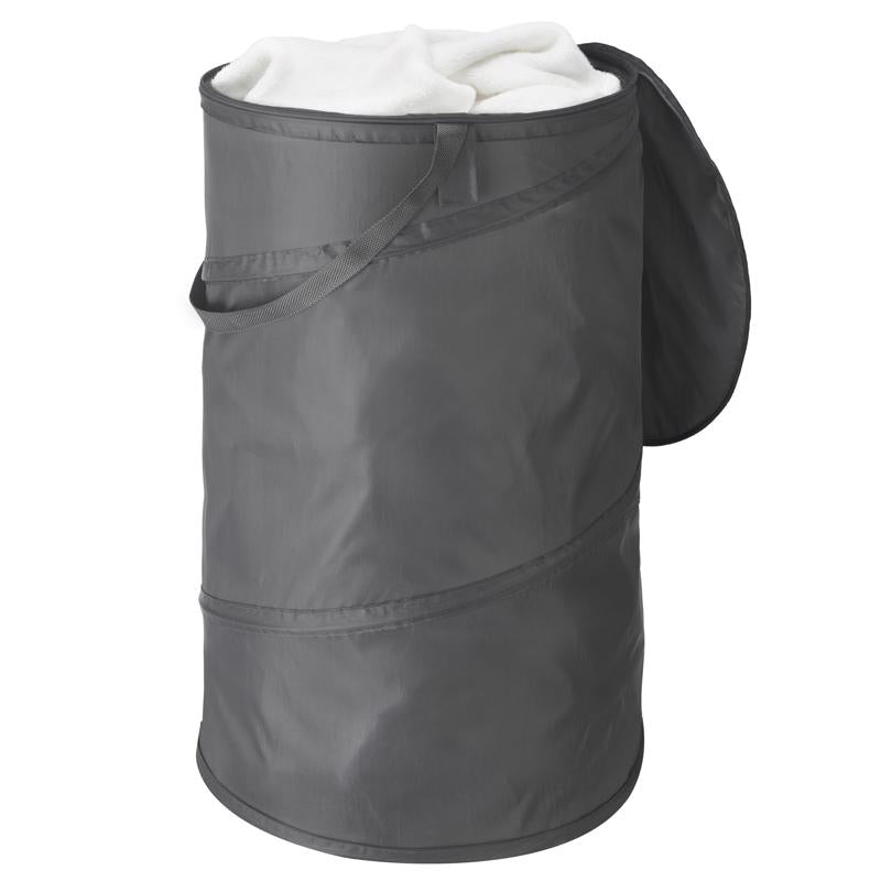 HAMPER FABRIC GRAY 1PK Online now