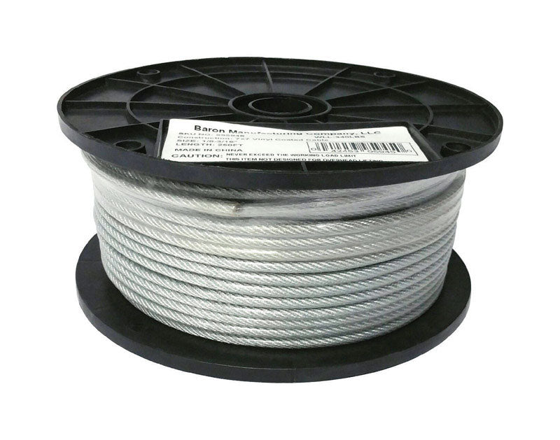 CABLE CLEAR VINYL 1/8″D on Sale