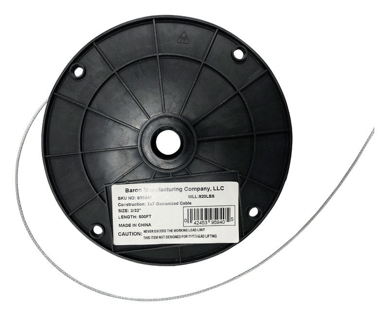 CABLE GALVANIZED STL GRY Discount