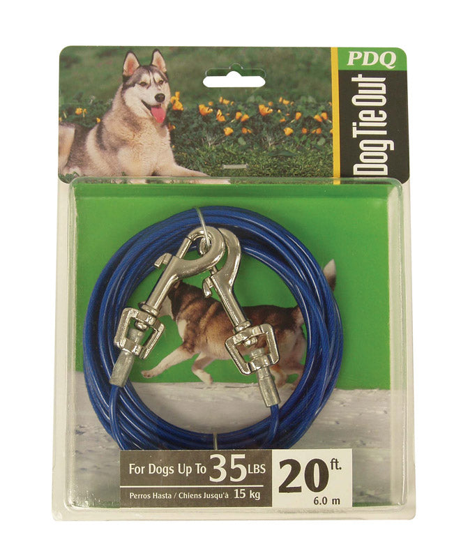 CABLE DOG TIE OUT 20’MED Online now