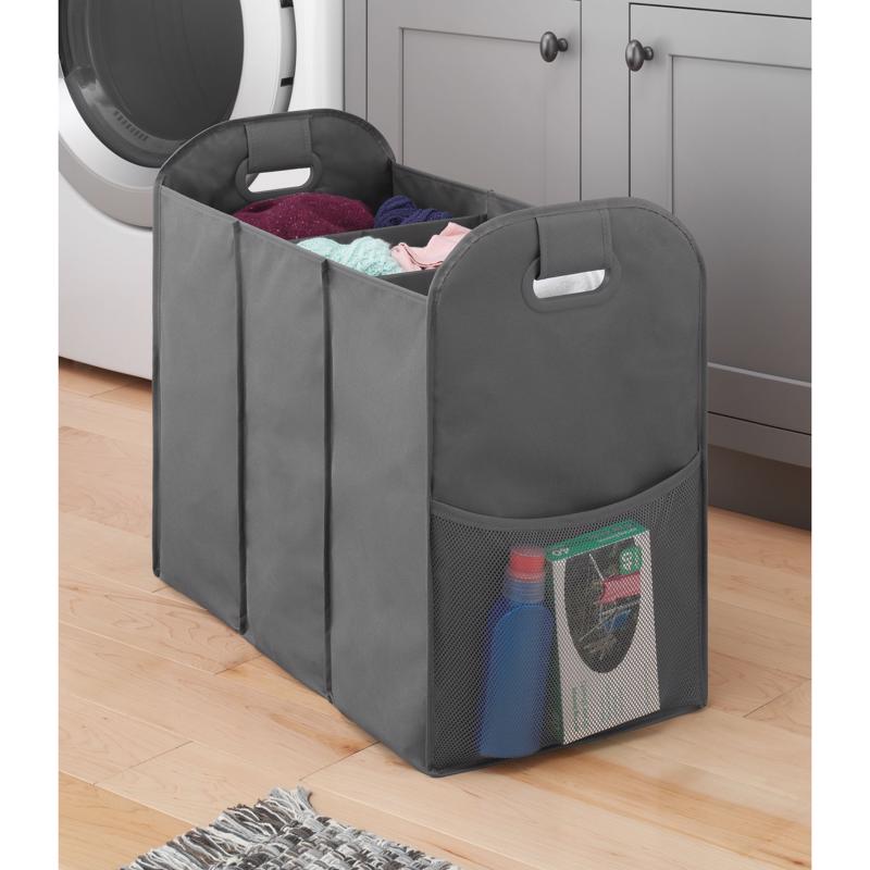 HAMPER FABRIC GRAY 22″ Online