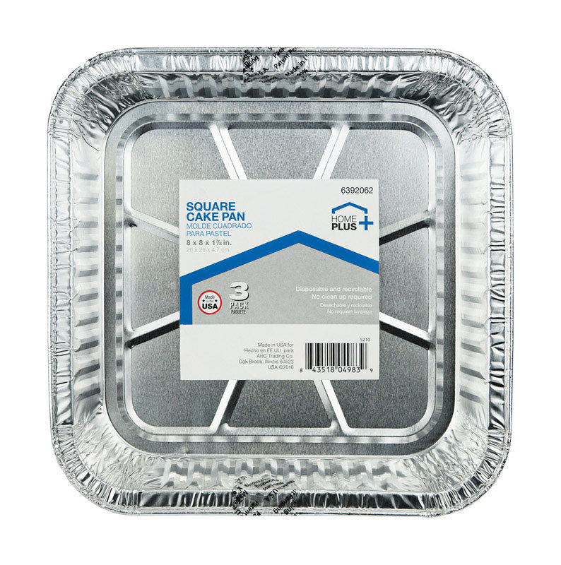 CAKE PAN 8X8″ 3PK Supply