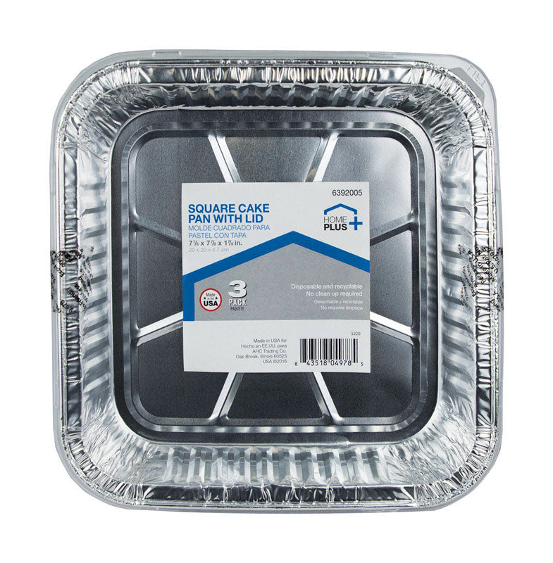 CAKE PAN W/LID 7-7/8″3PK Online Hot Sale
