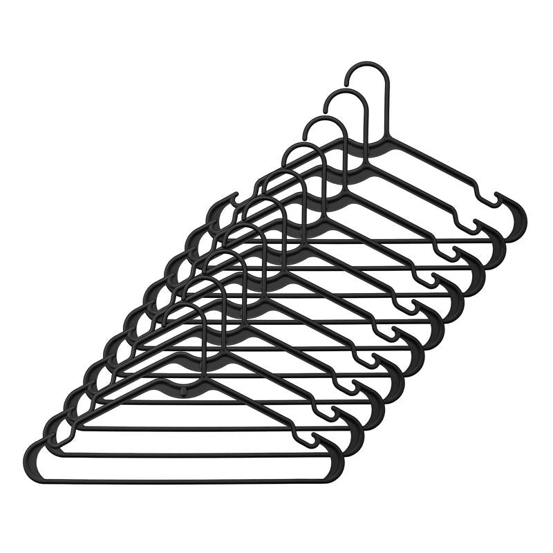 HANGER PLASTIC BLCK 10PK Fashion