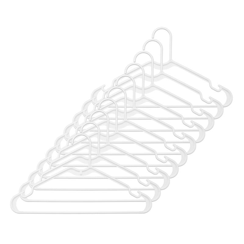 HANGER PLASTIC WHTE 10PK Online now